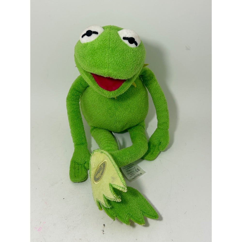 Disney Store Kermit the Frog Plush Muppets Green Toy S285-9907-4